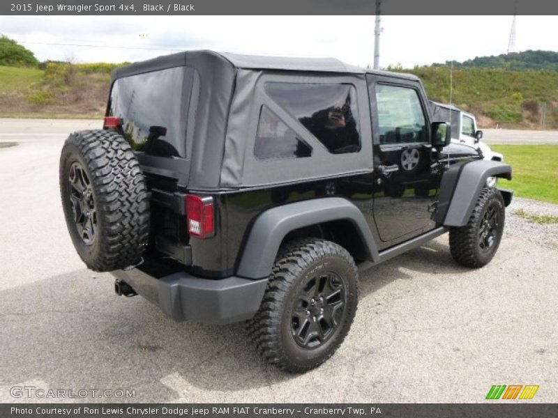 Black / Black 2015 Jeep Wrangler Sport 4x4