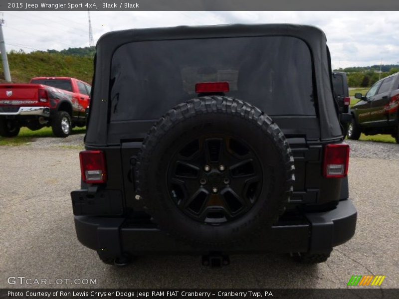 Black / Black 2015 Jeep Wrangler Sport 4x4
