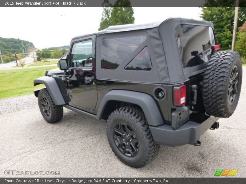 Black / Black 2015 Jeep Wrangler Sport 4x4