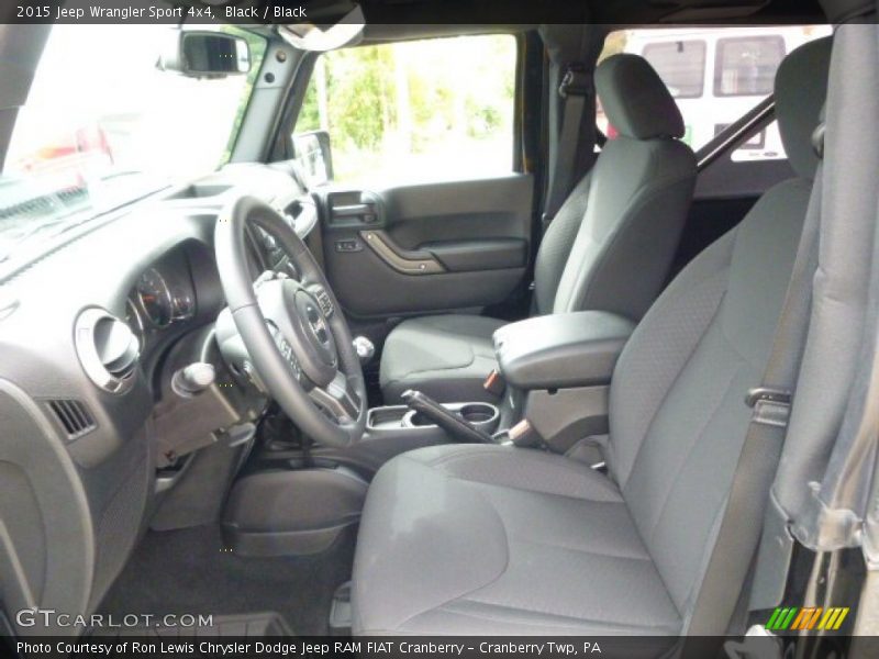 Black / Black 2015 Jeep Wrangler Sport 4x4