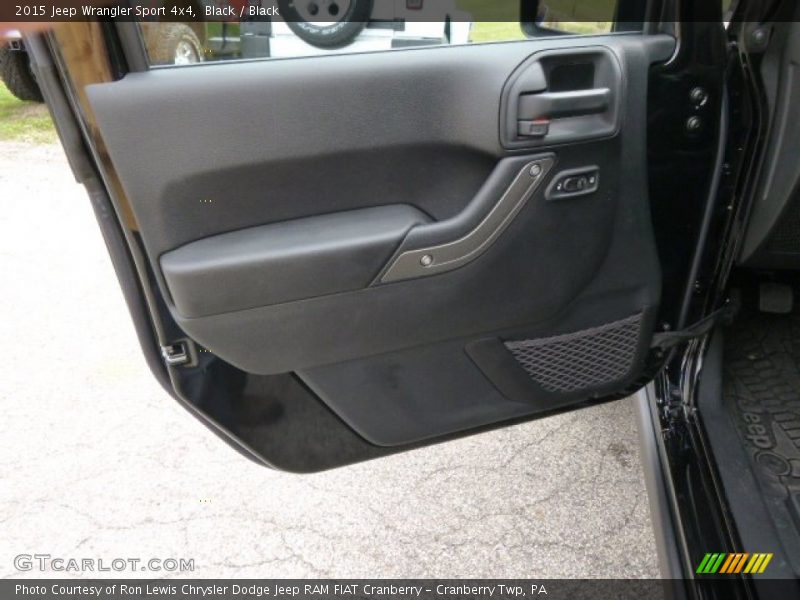 Black / Black 2015 Jeep Wrangler Sport 4x4