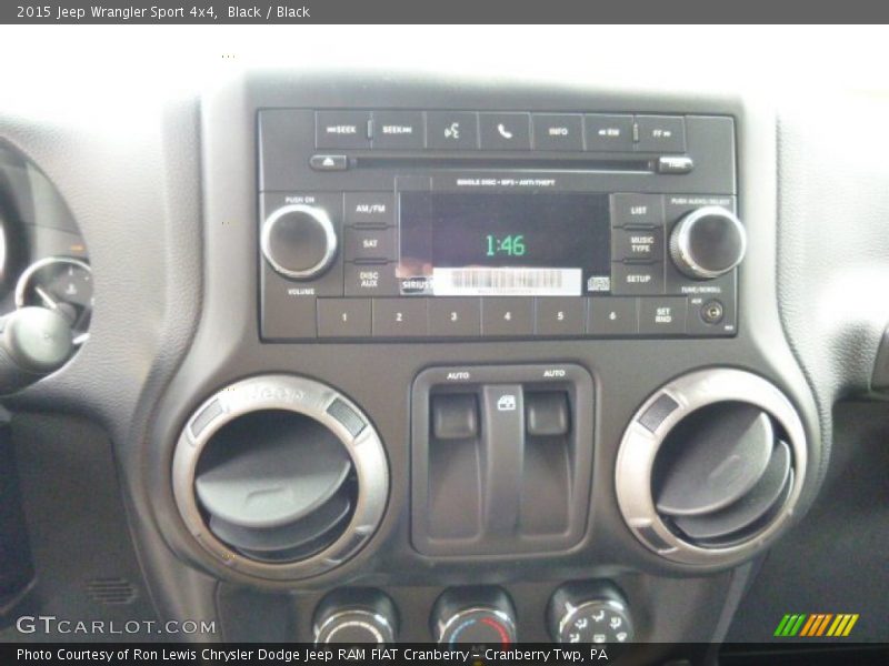 Black / Black 2015 Jeep Wrangler Sport 4x4