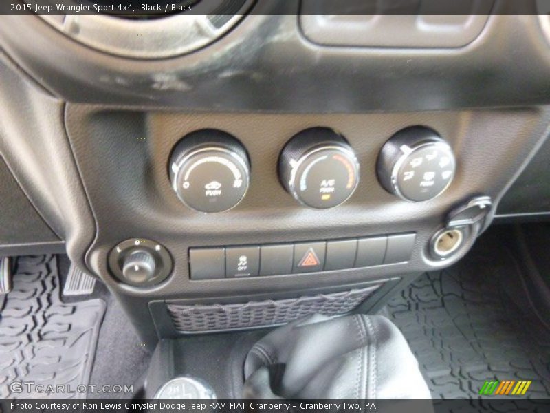 Black / Black 2015 Jeep Wrangler Sport 4x4