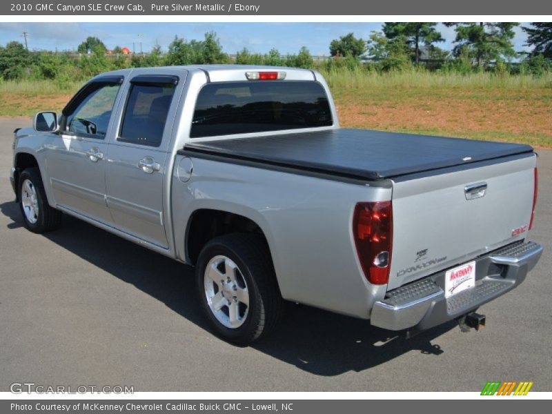 Pure Silver Metallic / Ebony 2010 GMC Canyon SLE Crew Cab