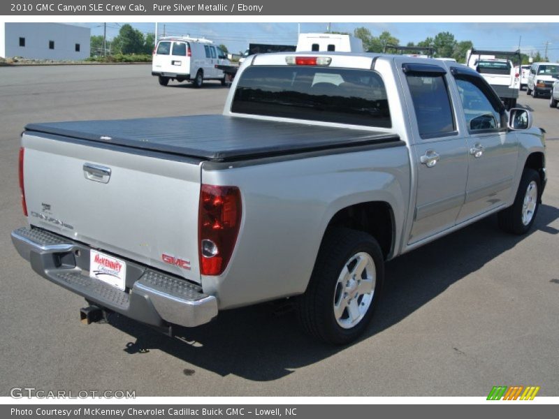 Pure Silver Metallic / Ebony 2010 GMC Canyon SLE Crew Cab