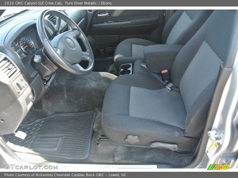 Pure Silver Metallic / Ebony 2010 GMC Canyon SLE Crew Cab