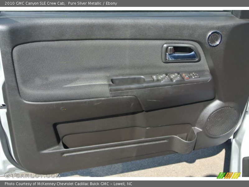 Pure Silver Metallic / Ebony 2010 GMC Canyon SLE Crew Cab