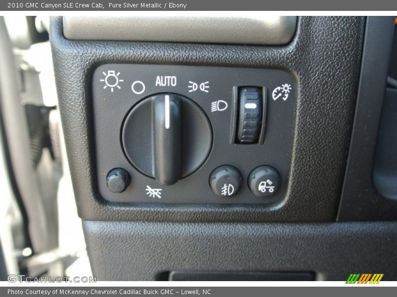 Pure Silver Metallic / Ebony 2010 GMC Canyon SLE Crew Cab