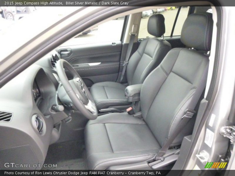 Front Seat of 2015 Compass High Altitude
