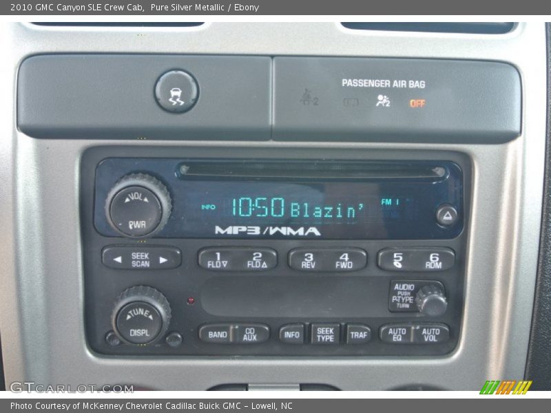 Pure Silver Metallic / Ebony 2010 GMC Canyon SLE Crew Cab