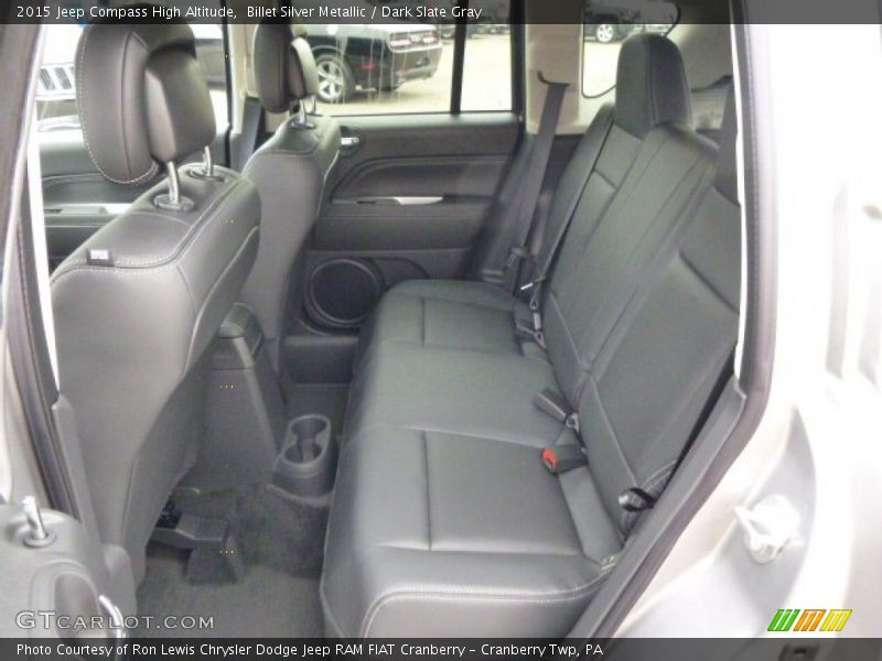 Rear Seat of 2015 Compass High Altitude