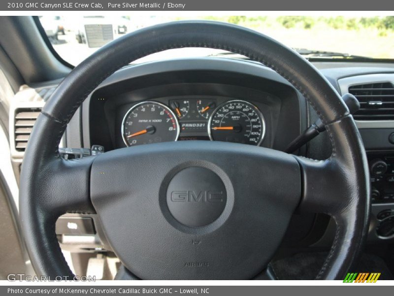 Pure Silver Metallic / Ebony 2010 GMC Canyon SLE Crew Cab