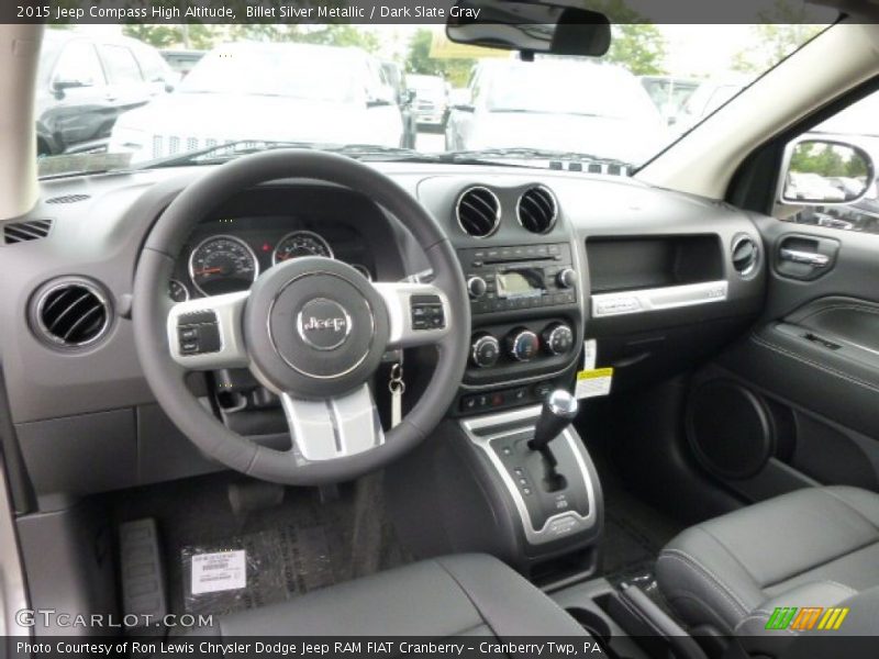 Dark Slate Gray Interior - 2015 Compass High Altitude 