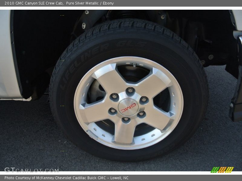 Pure Silver Metallic / Ebony 2010 GMC Canyon SLE Crew Cab