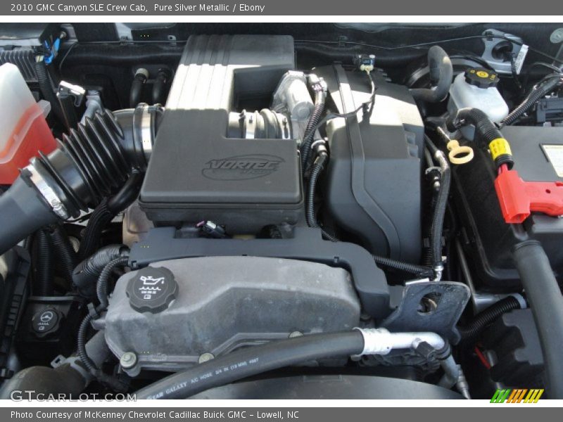Pure Silver Metallic / Ebony 2010 GMC Canyon SLE Crew Cab