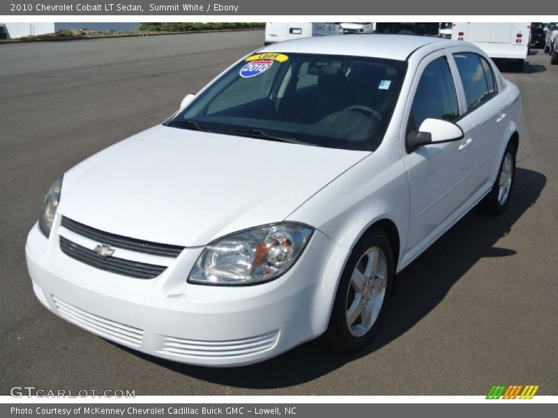Summit White / Ebony 2010 Chevrolet Cobalt LT Sedan
