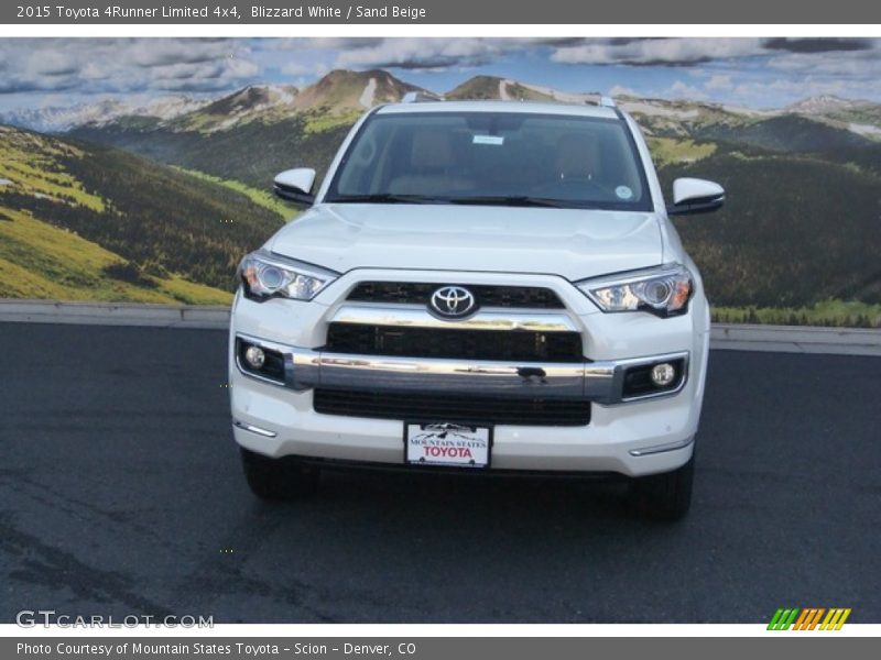 Blizzard White / Sand Beige 2015 Toyota 4Runner Limited 4x4