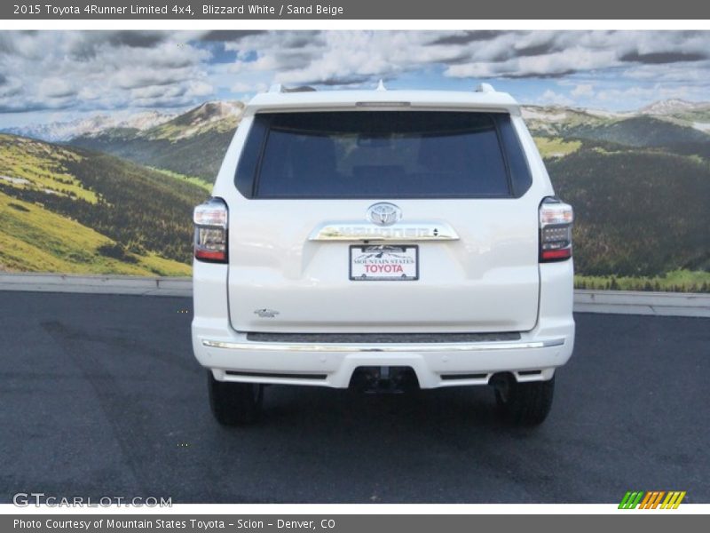 Blizzard White / Sand Beige 2015 Toyota 4Runner Limited 4x4