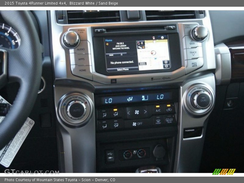 Blizzard White / Sand Beige 2015 Toyota 4Runner Limited 4x4