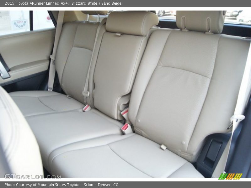 Rear Seat of 2015 4Runner Limited 4x4