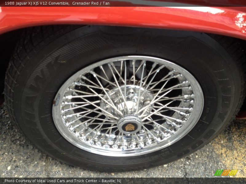 Grenadier Red / Tan 1988 Jaguar XJ XJS V12 Convertible