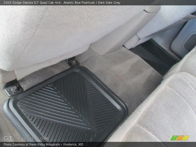 Atlantic Blue Pearlcoat / Dark Slate Gray 2003 Dodge Dakota SLT Quad Cab 4x4