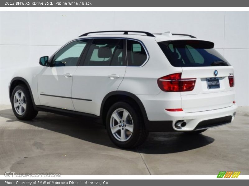 Alpine White / Black 2013 BMW X5 xDrive 35d