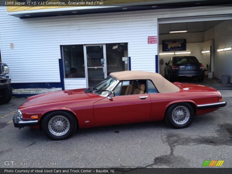 Grenadier Red / Tan 1988 Jaguar XJ XJS V12 Convertible