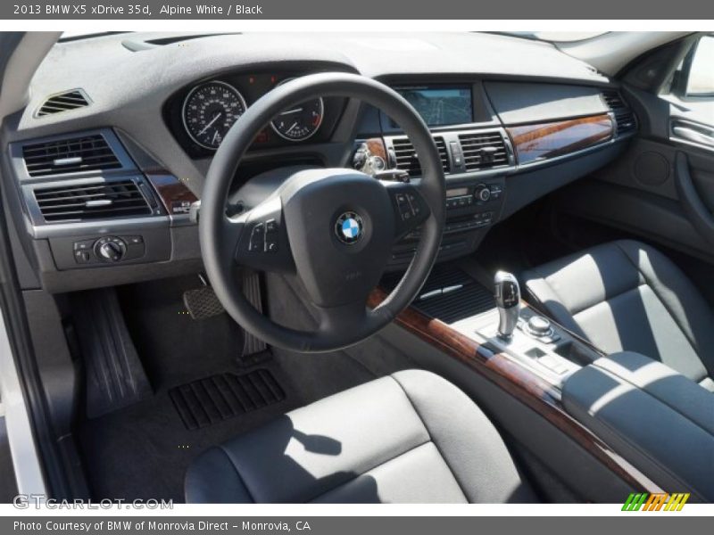 Alpine White / Black 2013 BMW X5 xDrive 35d