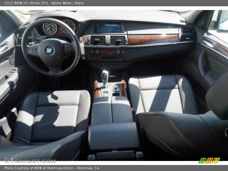 Alpine White / Black 2013 BMW X5 xDrive 35d