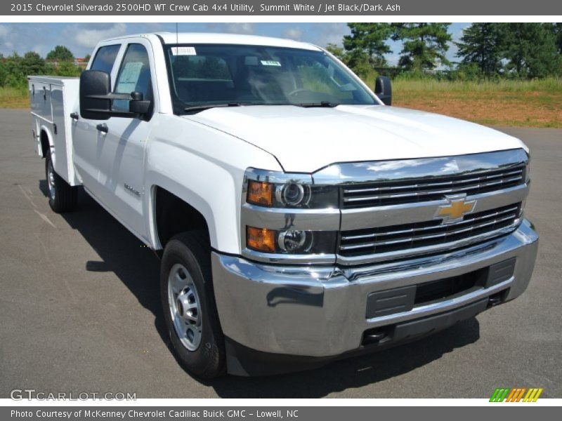 Summit White / Jet Black/Dark Ash 2015 Chevrolet Silverado 2500HD WT Crew Cab 4x4 Utility