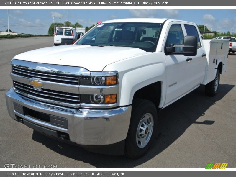 Summit White / Jet Black/Dark Ash 2015 Chevrolet Silverado 2500HD WT Crew Cab 4x4 Utility