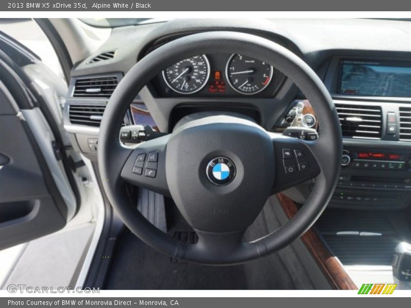 Alpine White / Black 2013 BMW X5 xDrive 35d