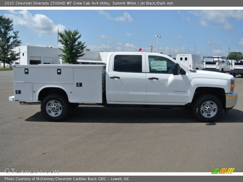 Summit White / Jet Black/Dark Ash 2015 Chevrolet Silverado 2500HD WT Crew Cab 4x4 Utility