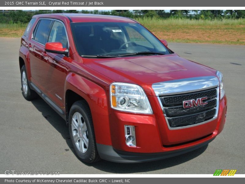Crystal Red Tintcoat / Jet Black 2015 GMC Terrain SLE