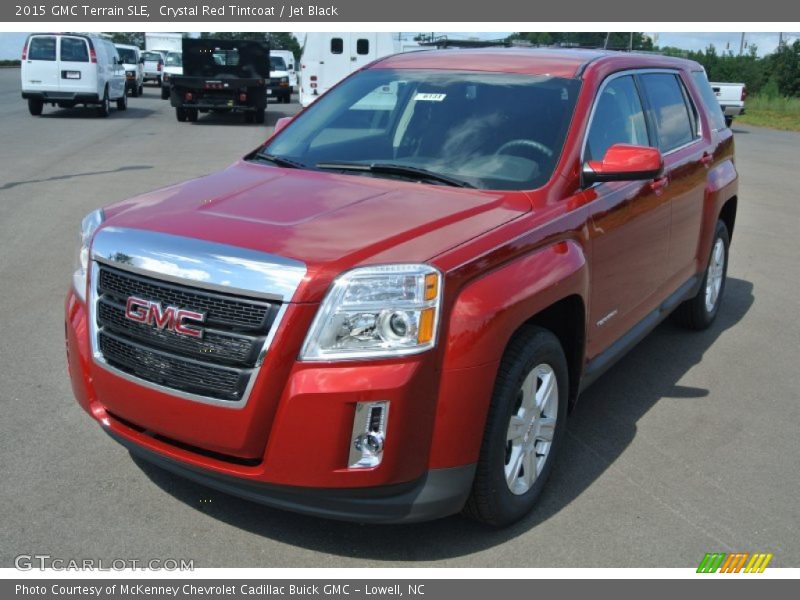 Crystal Red Tintcoat / Jet Black 2015 GMC Terrain SLE