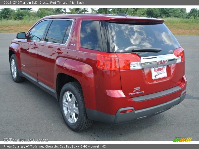 Crystal Red Tintcoat / Jet Black 2015 GMC Terrain SLE