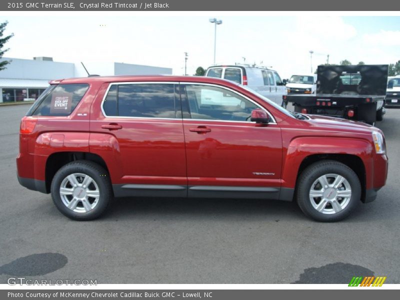 Crystal Red Tintcoat / Jet Black 2015 GMC Terrain SLE