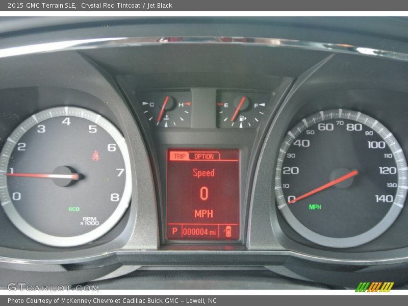 Crystal Red Tintcoat / Jet Black 2015 GMC Terrain SLE