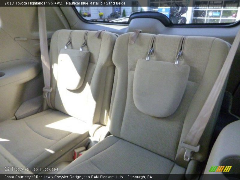 Nautical Blue Metallic / Sand Beige 2013 Toyota Highlander V6 4WD
