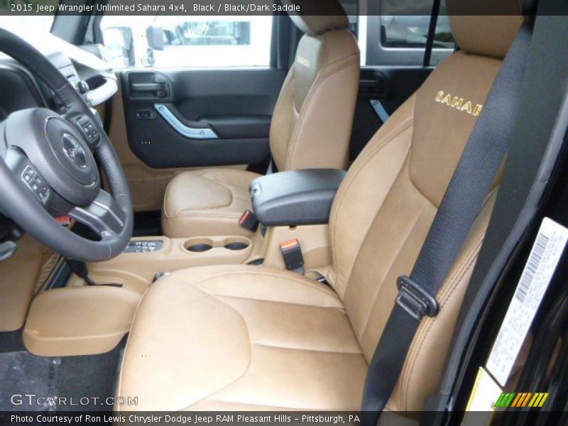 Black / Black/Dark Saddle 2015 Jeep Wrangler Unlimited Sahara 4x4
