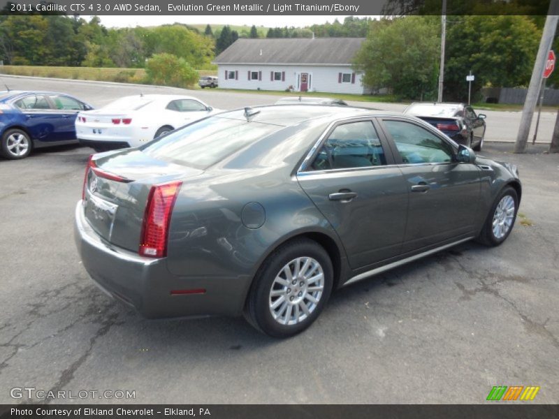 Evolution Green Metallic / Light Titanium/Ebony 2011 Cadillac CTS 4 3.0 AWD Sedan