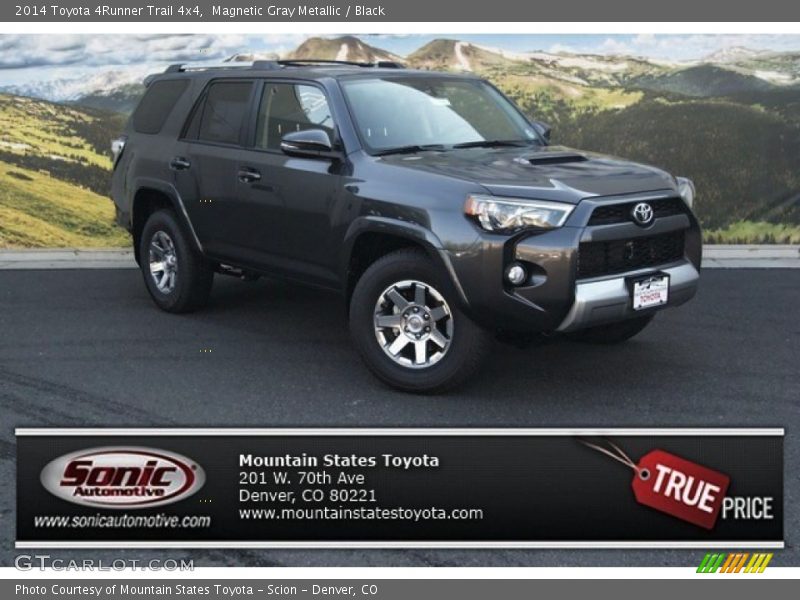 Magnetic Gray Metallic / Black 2014 Toyota 4Runner Trail 4x4