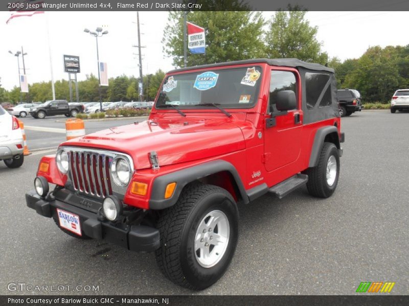 Flame Red / Dark Slate Gray 2006 Jeep Wrangler Unlimited 4x4