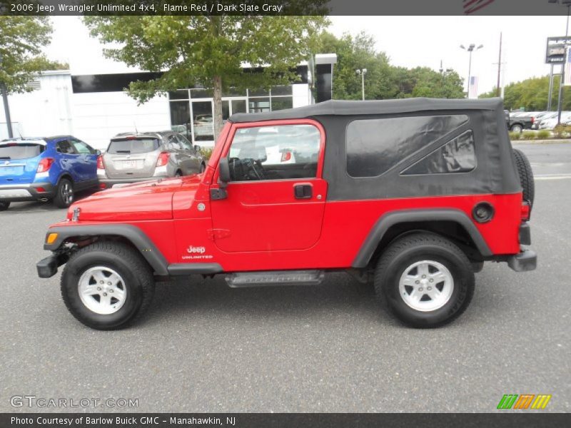Flame Red / Dark Slate Gray 2006 Jeep Wrangler Unlimited 4x4