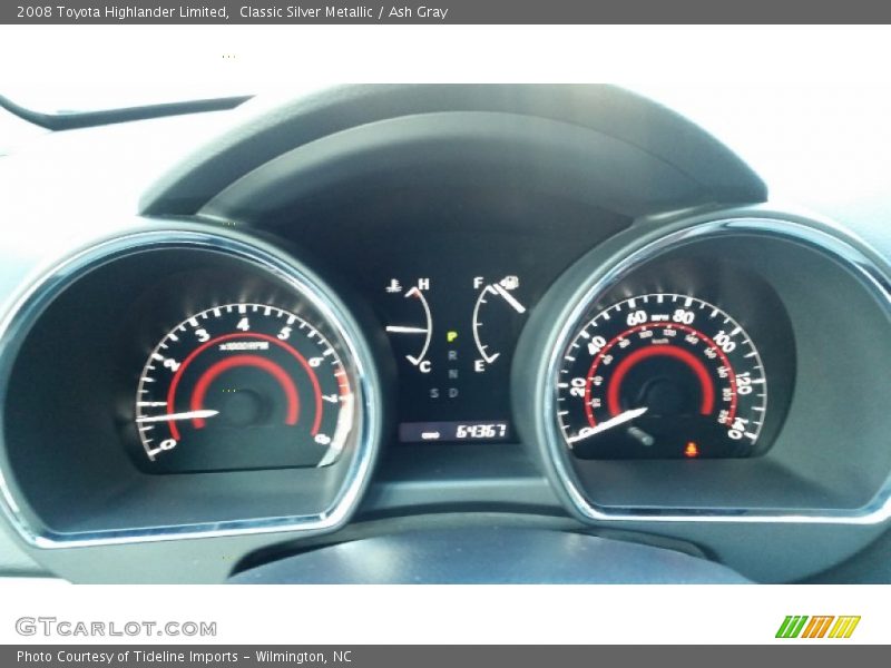 Classic Silver Metallic / Ash Gray 2008 Toyota Highlander Limited