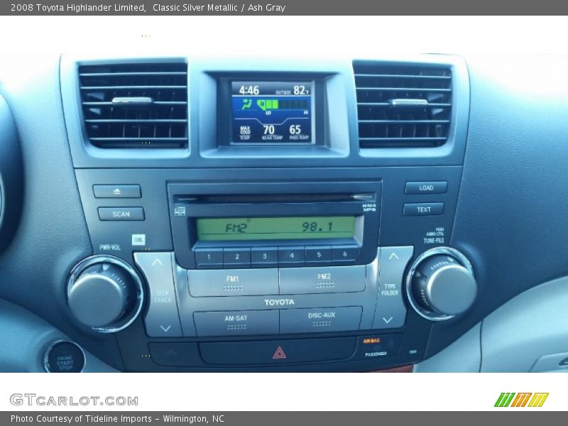 Classic Silver Metallic / Ash Gray 2008 Toyota Highlander Limited