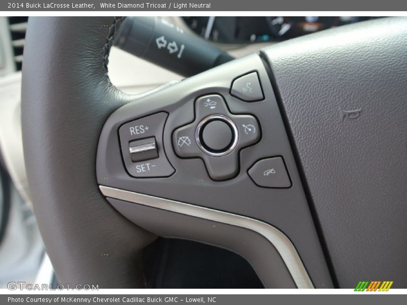 White Diamond Tricoat / Light Neutral 2014 Buick LaCrosse Leather