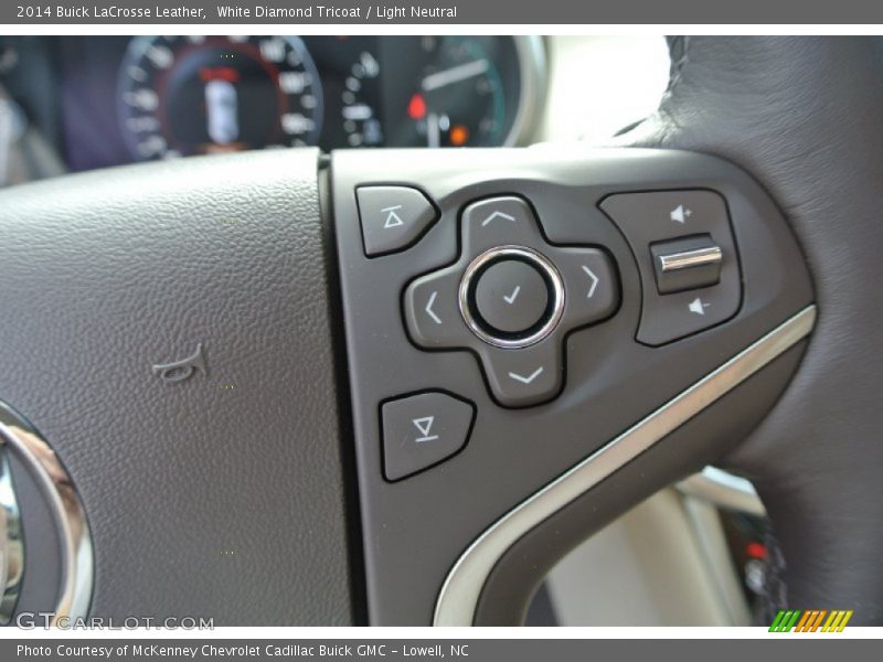 White Diamond Tricoat / Light Neutral 2014 Buick LaCrosse Leather