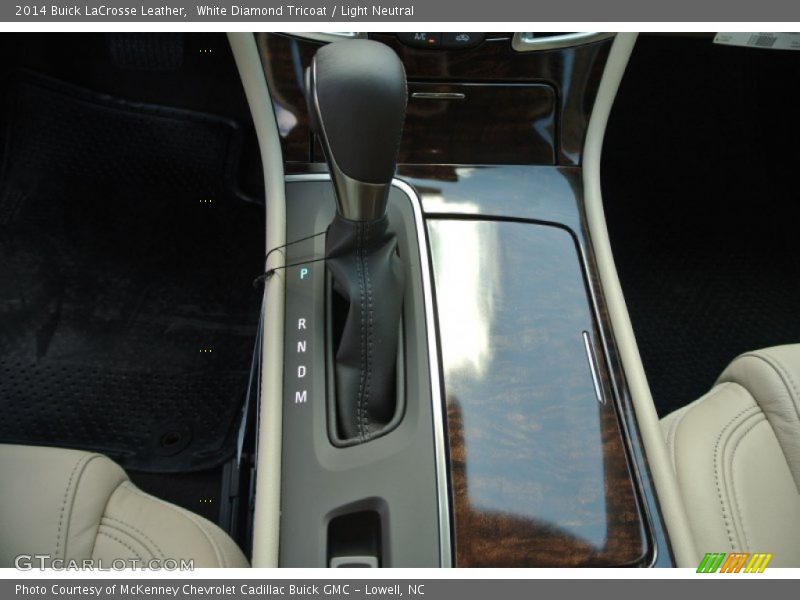 White Diamond Tricoat / Light Neutral 2014 Buick LaCrosse Leather